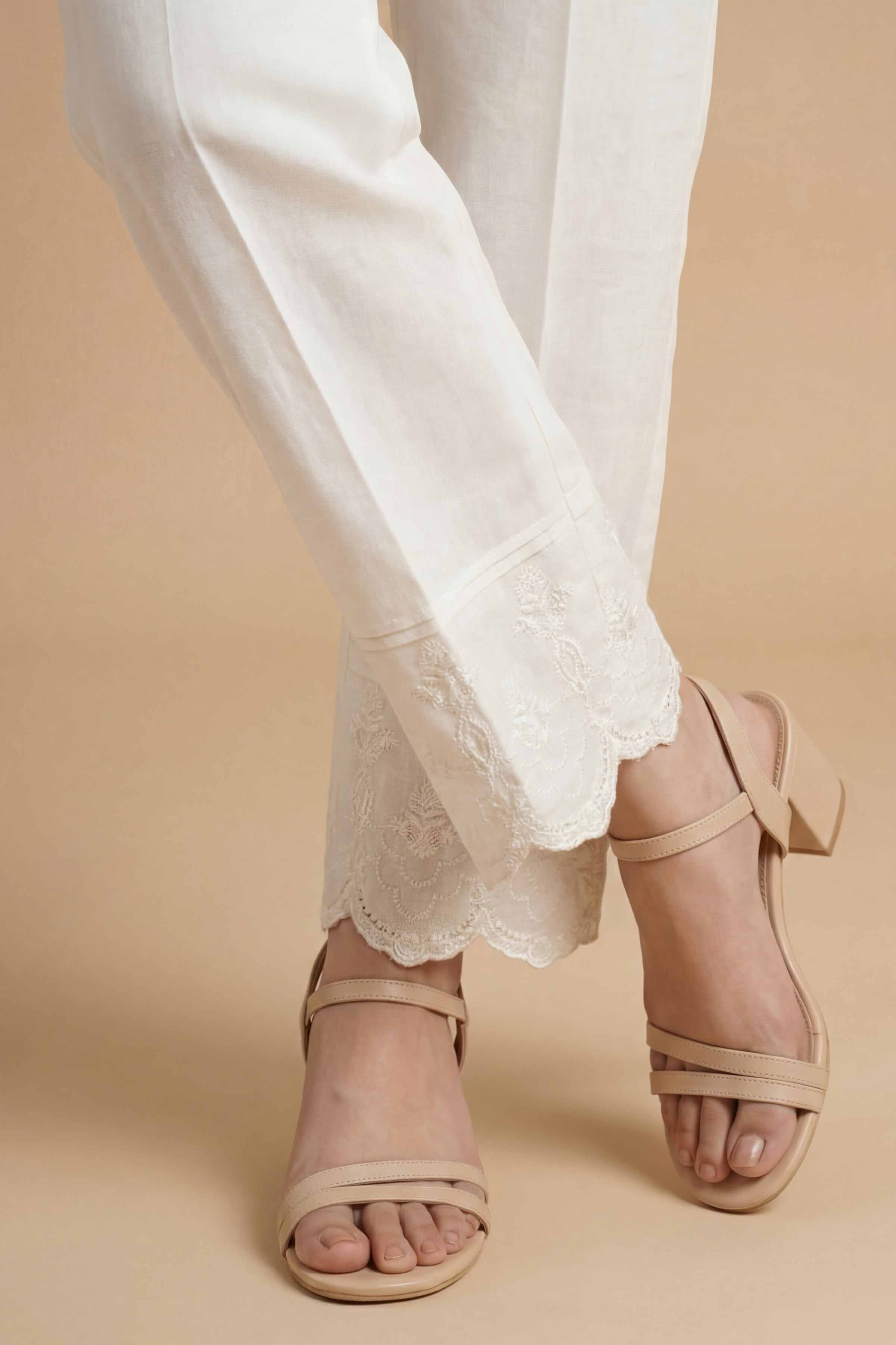 Embroidered Trousers - PE26-655 - Image 3
